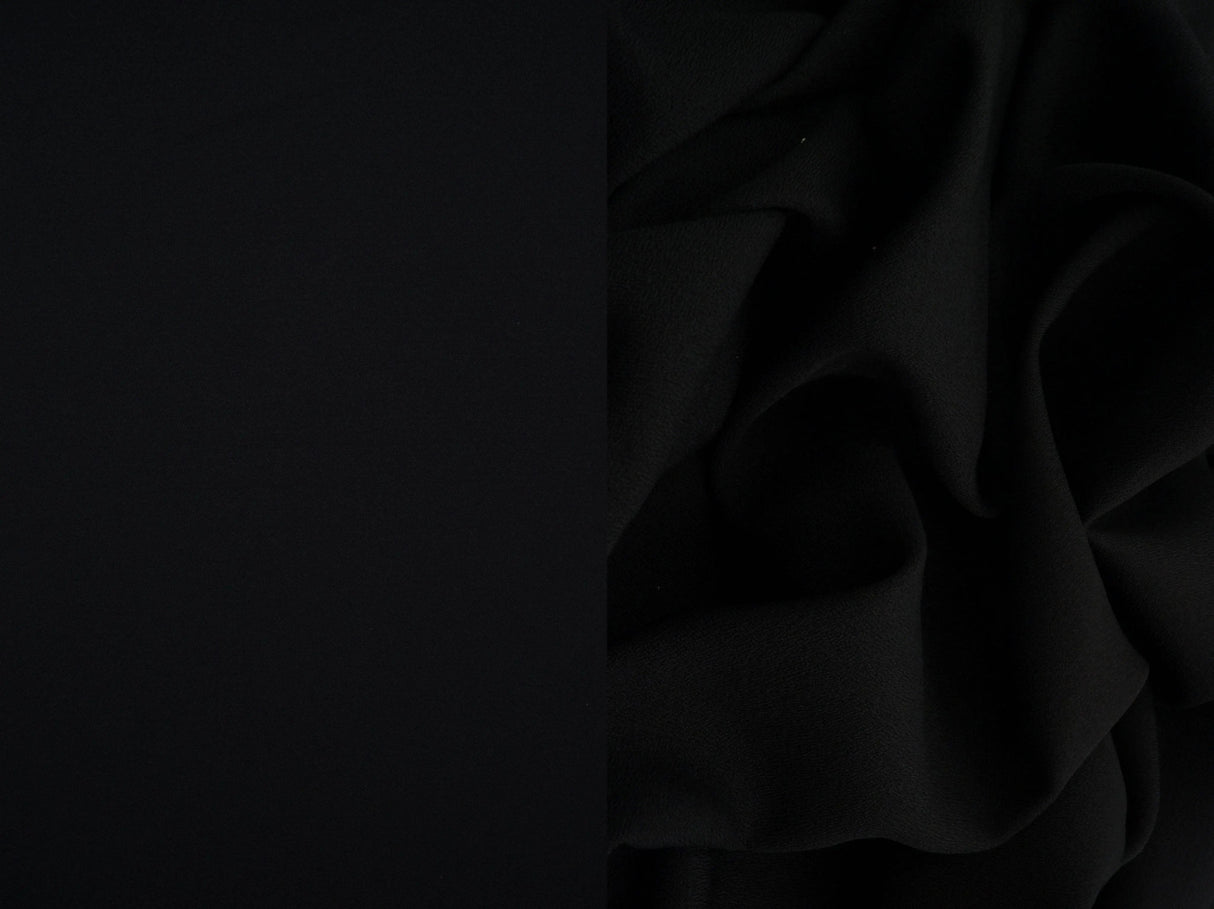 1 Yard Lenox Crepe Solid Woven Fabric Stretch Textured Drapery Upholstery 57/58" Width