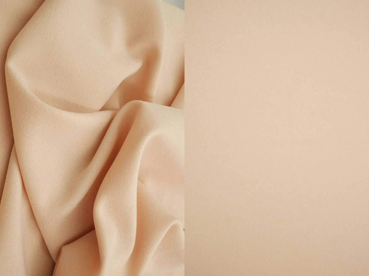 1 Yard Lenox Crepe Solid Woven Fabric Stretch Textured Drapery Upholstery 57/58" Width