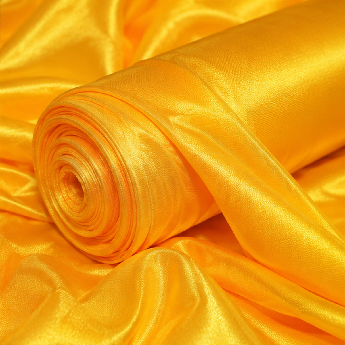 Yellow Low Stretch Polyester Tricot Fabric 108/120 Inch Yard