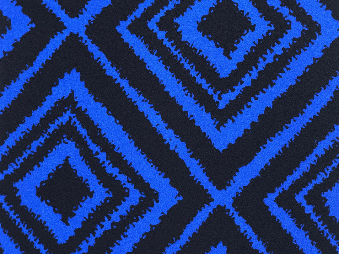 1 Yard Liverpool Knit Geometric Print Fabric for Fashion and Accessories 60 Inches Wide