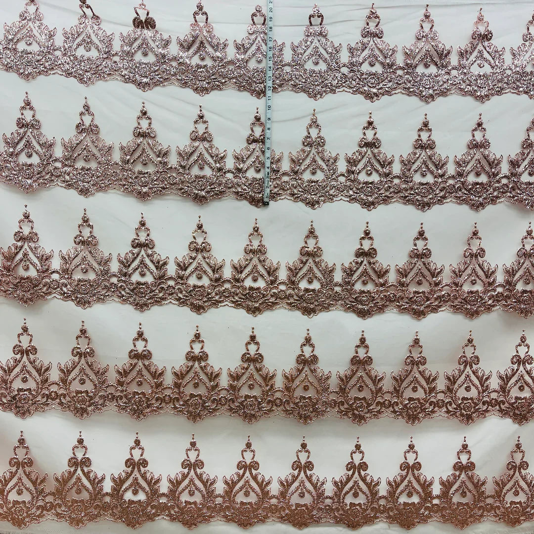 1 Yard Glitter Mesh Fabric | 55" Wide | Sparkling Mesh for Gowns, Costumes & Event Décor