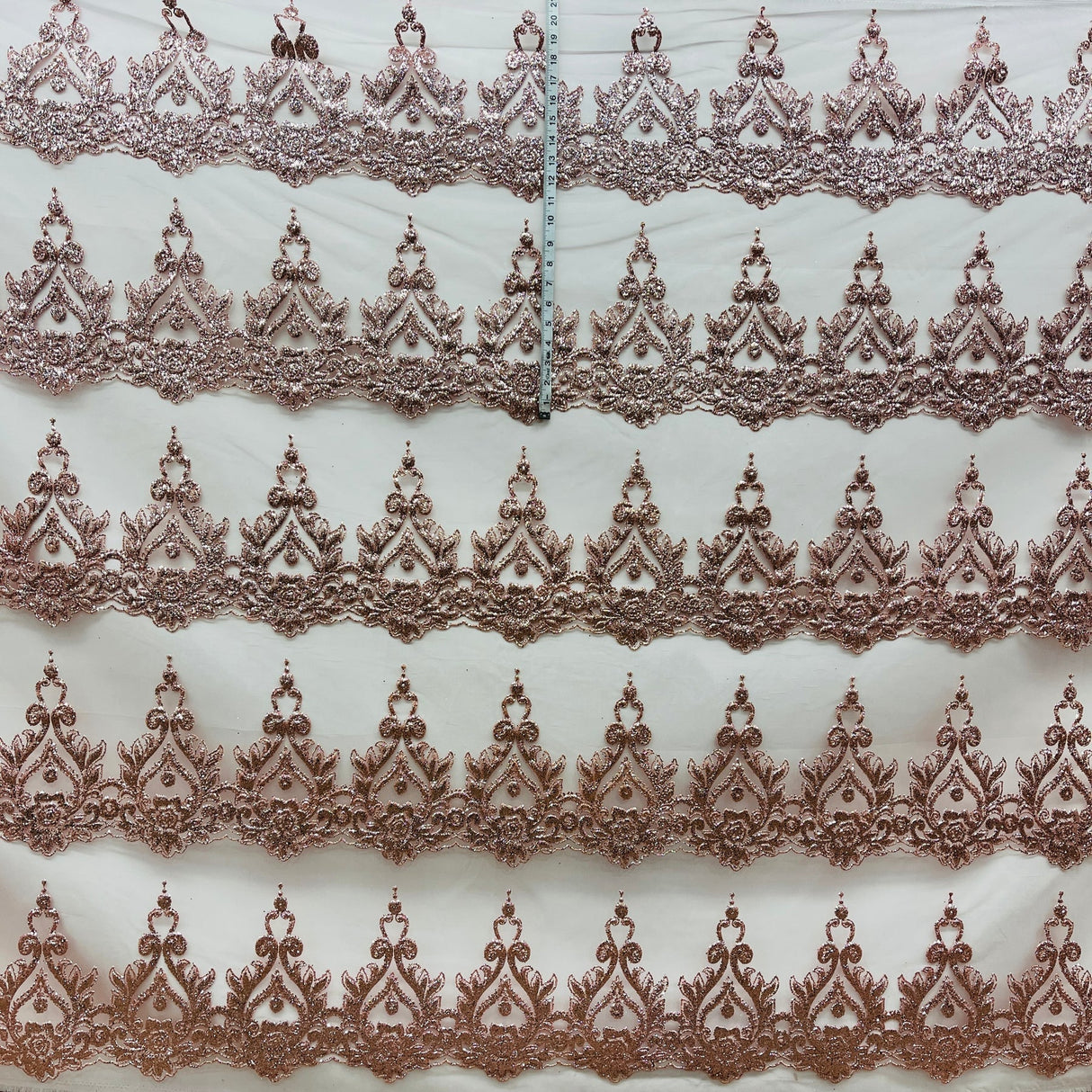 1 Yard Turquoise Glitter Mesh Fabric Lightweight Sparkle 55 Inch Width