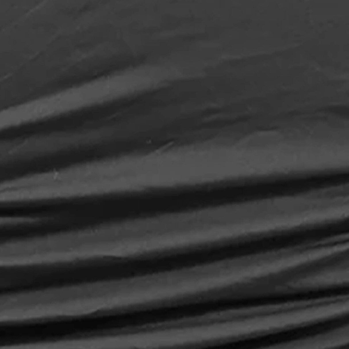 1 Piece Black Ruffle Chair Cover Stretch Rouge Spandex Banquet Style