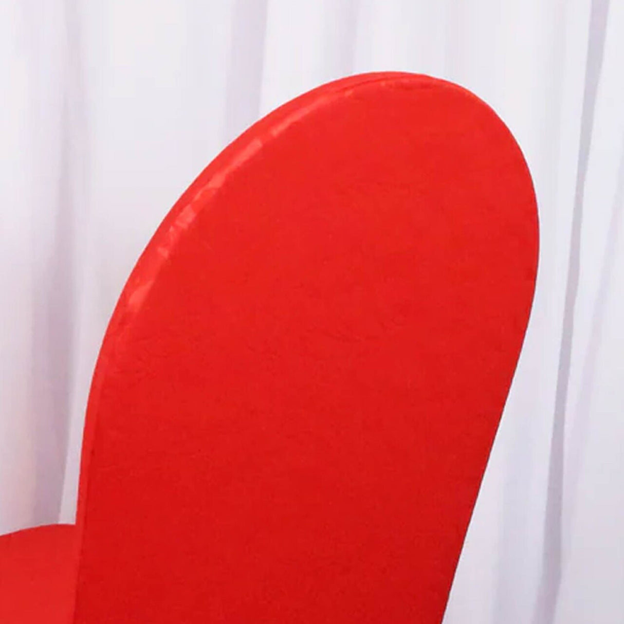 1 Piece Red Embossed Vintage Spandex Banquet Chair Cover Elegant Event Decor