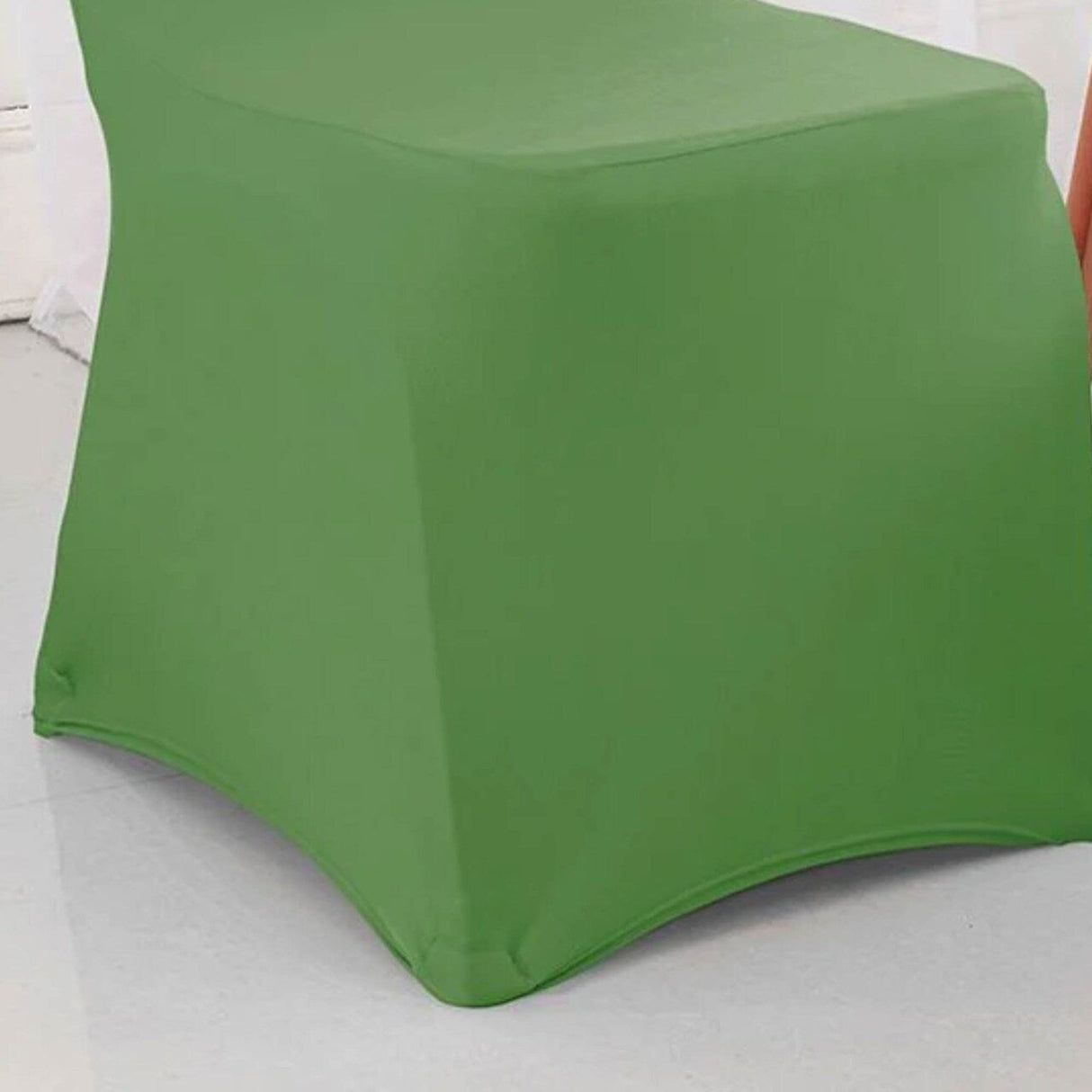 1 Piece Spandex Banquet Chair Cover Clover Green Stretch Wrinkle Resistant Event Decoration.