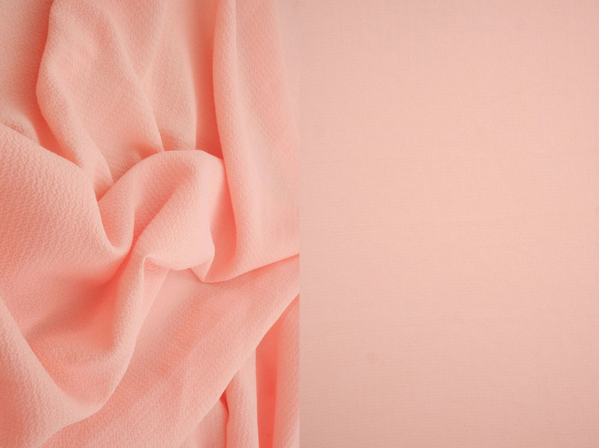 1 Yard Ghost Crepe Solid Woven Fabric Stretch Textured Drapery Upholstery 57/58" Width