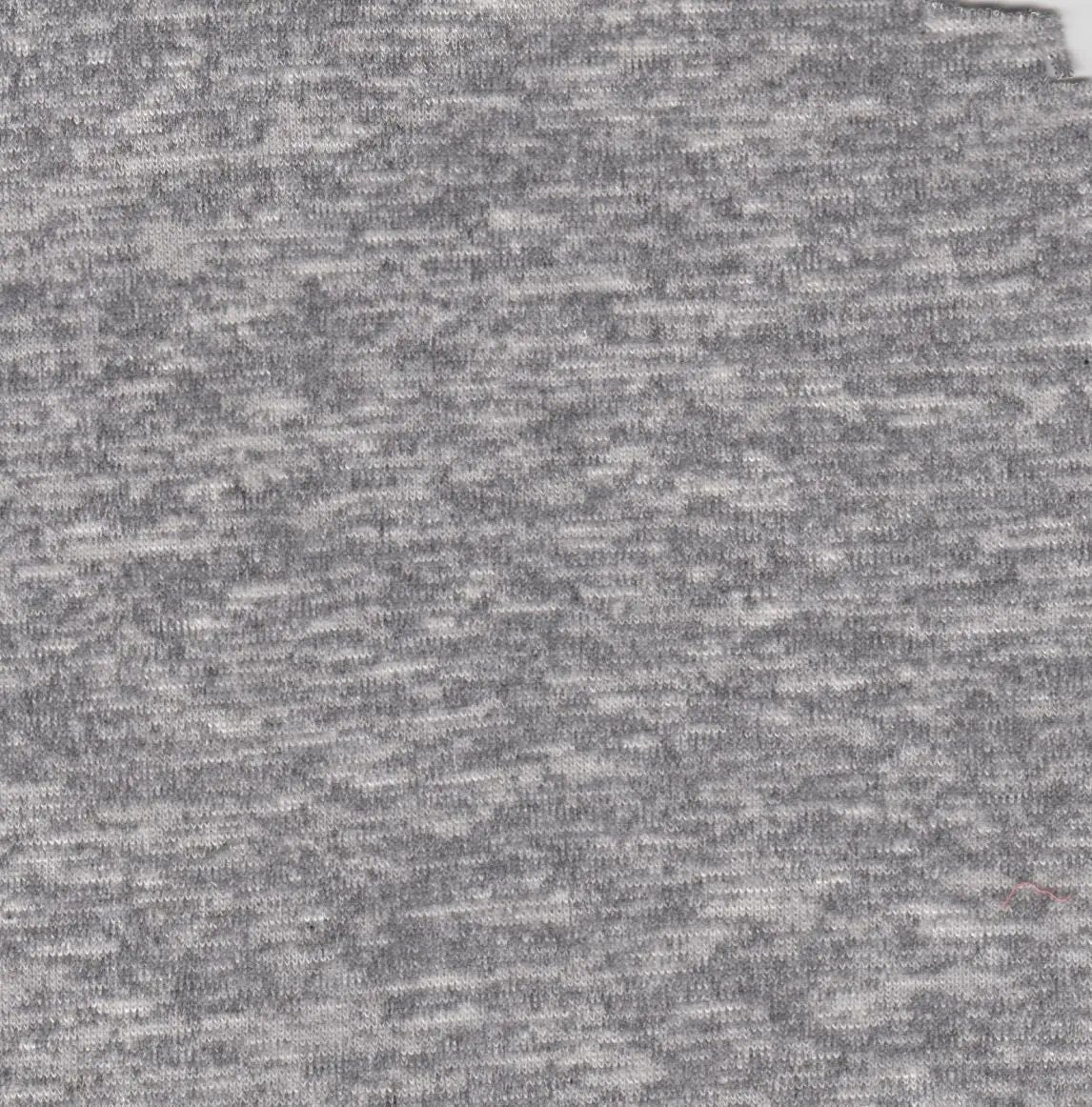 Sweater Melange Brushed Solid Fabric 1 Yard Soft Stretch Cozy Knit 58/60" Wide