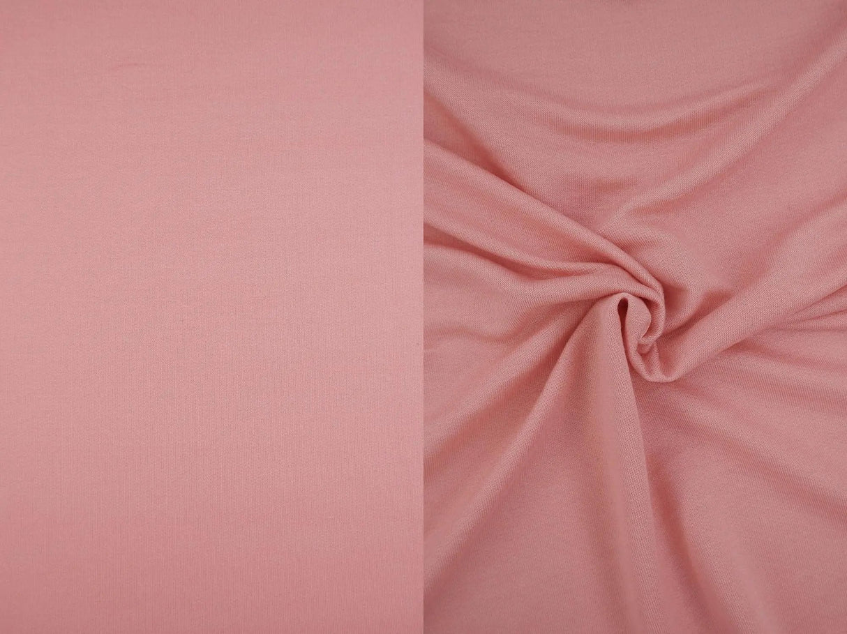 Baby French Terry Solid Knit Fabric 1 Yard Soft Stretch Lightweight 58/60" Wide