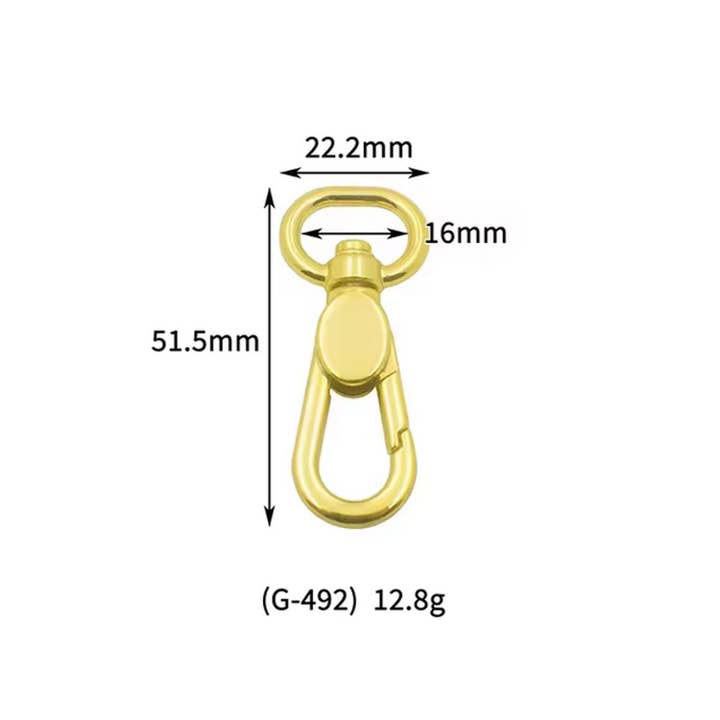 Handbag Snap Hook for Bag Accessories 16mm