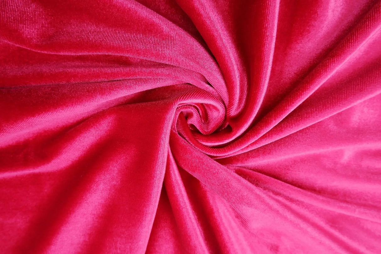 Velvet Solid Fabric 1 Yard Soft Stretch Luxurious Feel 58/60" Wide