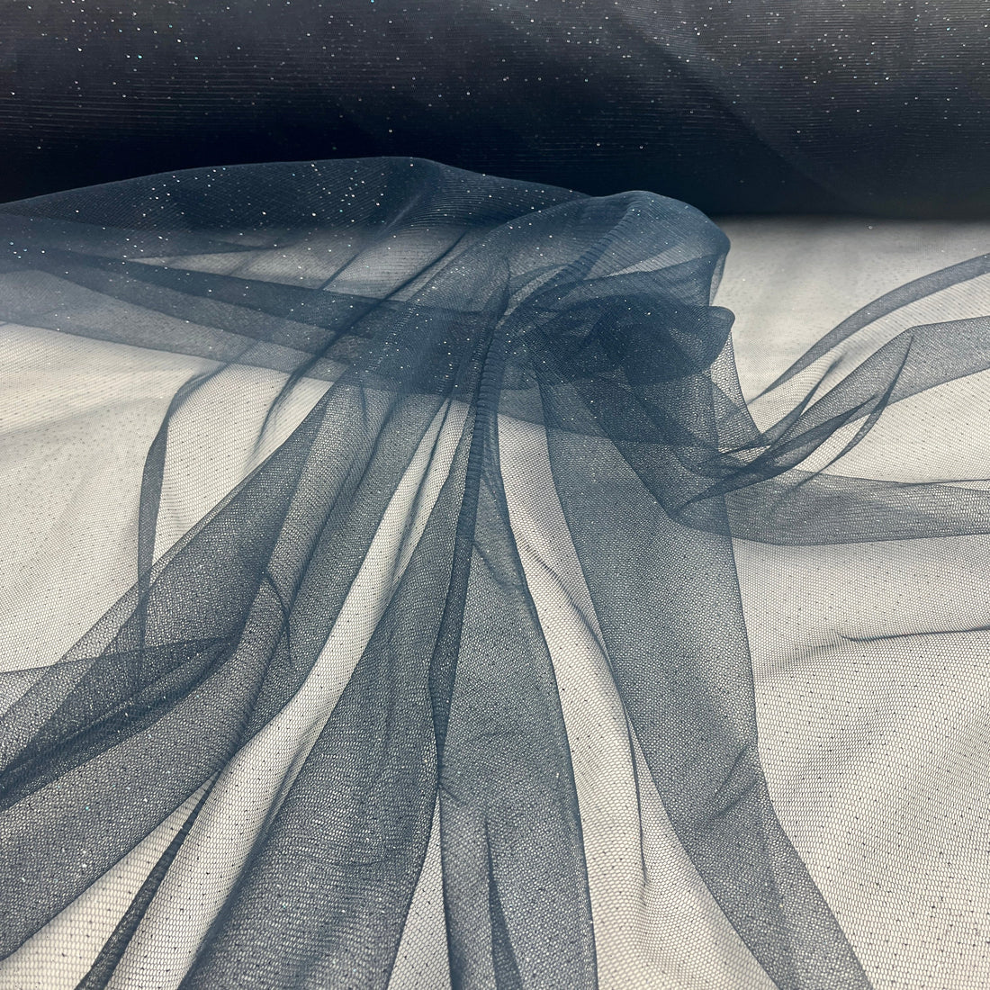 1 Yard 60" Wide Glitter Mesh Fabric Perfect for Bridal, Quinceanera & Dance Costumes