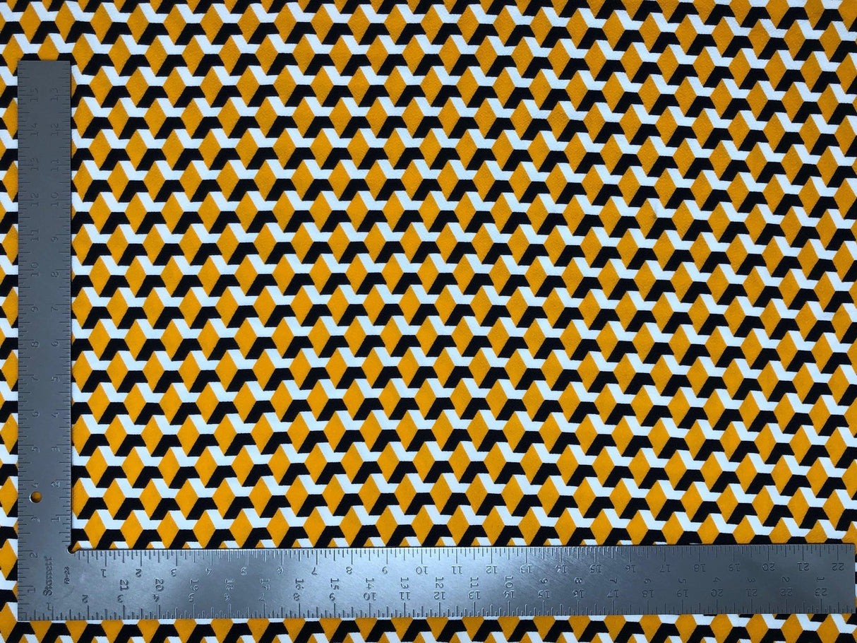 1 Yard Stylish Liverpool Knit Geometric Print Fabric for Fashion Crafts Apparel Projects Width 58 60 Inches