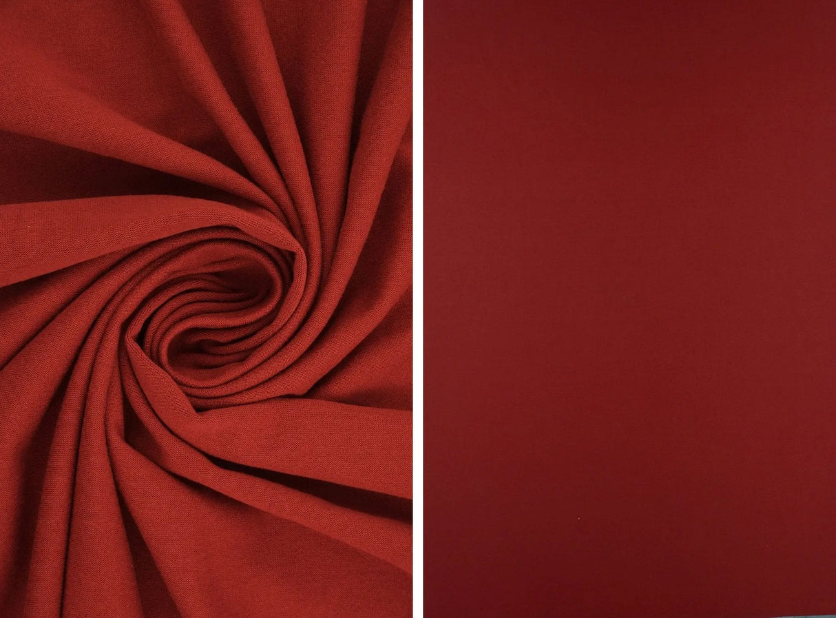 1 Yard DTY Brushed Solid Fabric Soft Stretch Smooth Texture 58/60" Wide