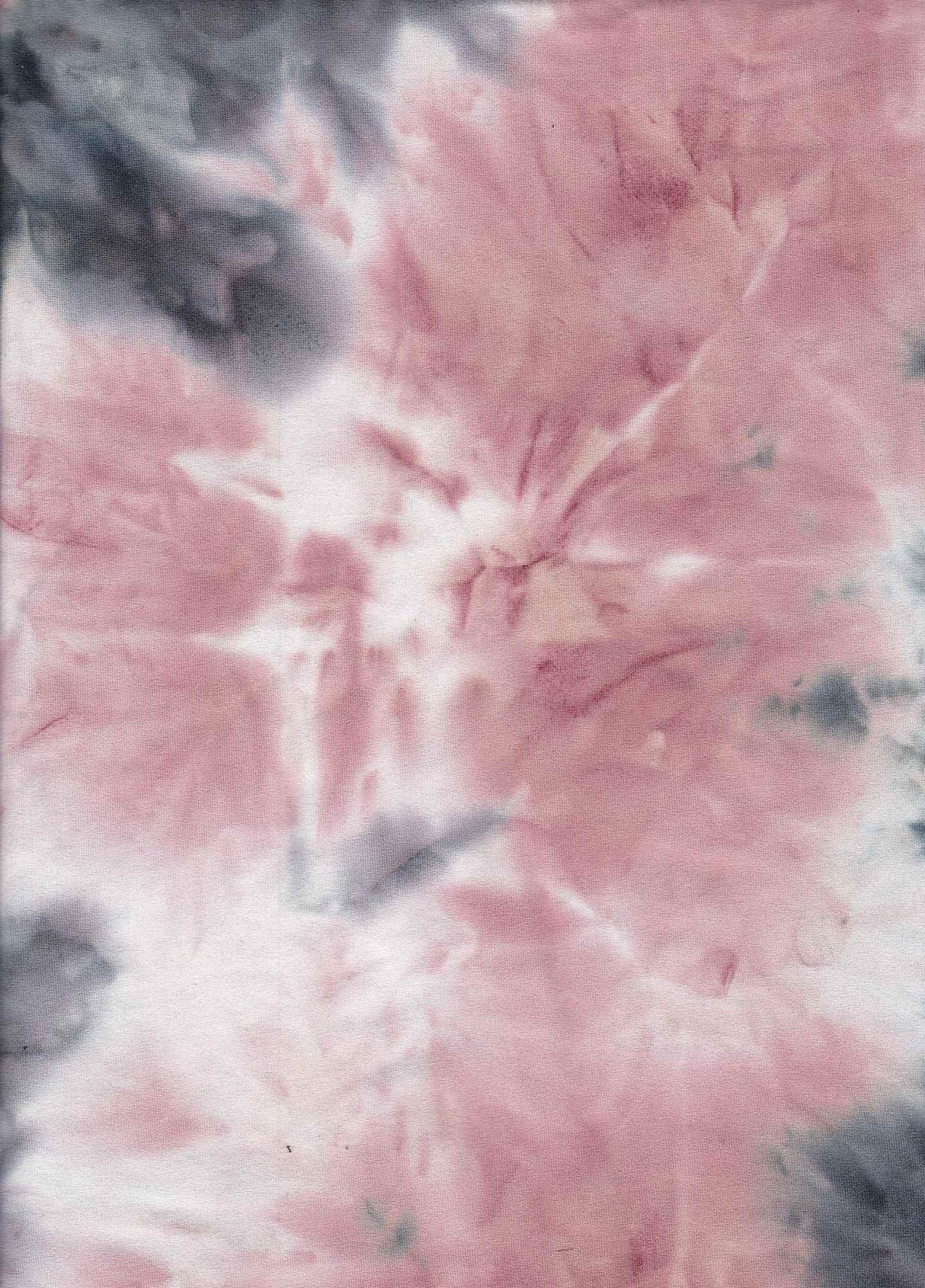 1 Yard Brushed DTY Tie-Dye Knit Fabric 170 GSM, 58/60'' Wide Polyester Spandex Blend