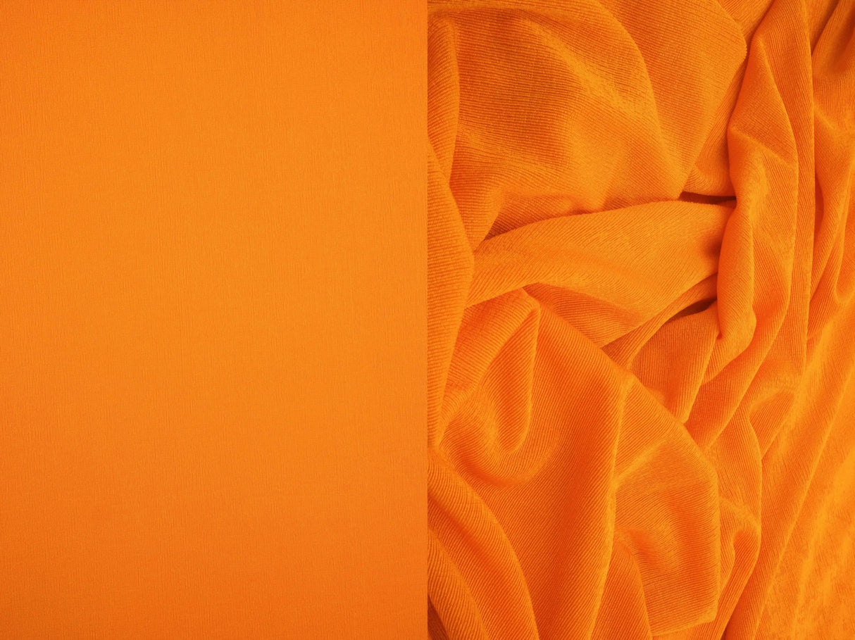 1 Yard Slinky Rib 1x1 Solid Knit Fabric 240 GSM, 52/54'' Wide Polyester Spandex Blend