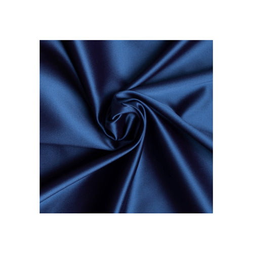 1 Yard Navy Blue Stretch Satin Fabric Special Occasion Costumes 48 Inches Width