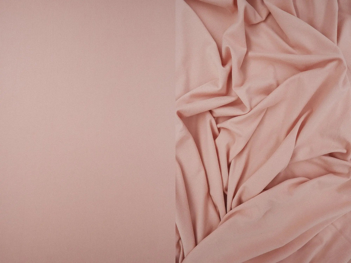 DTY Brushed Solid Knit Fabric, Soft Stretch Lightweight 58/60" Wide for Apparel and Crafts