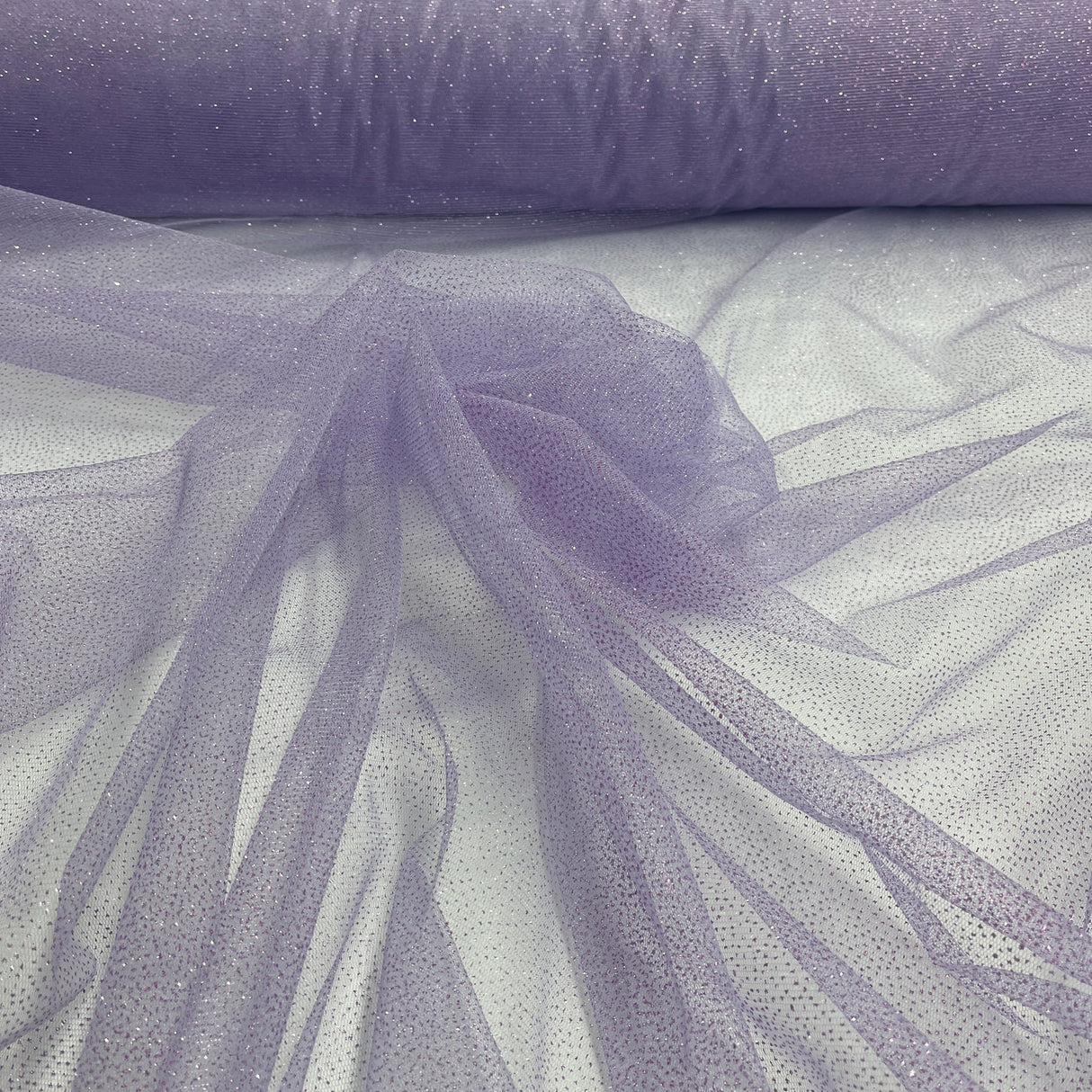 1 Yard Glitter Mesh Fabric | 60" Width | 100% Polyester | Sheer Sparkle for Dresses & Décor