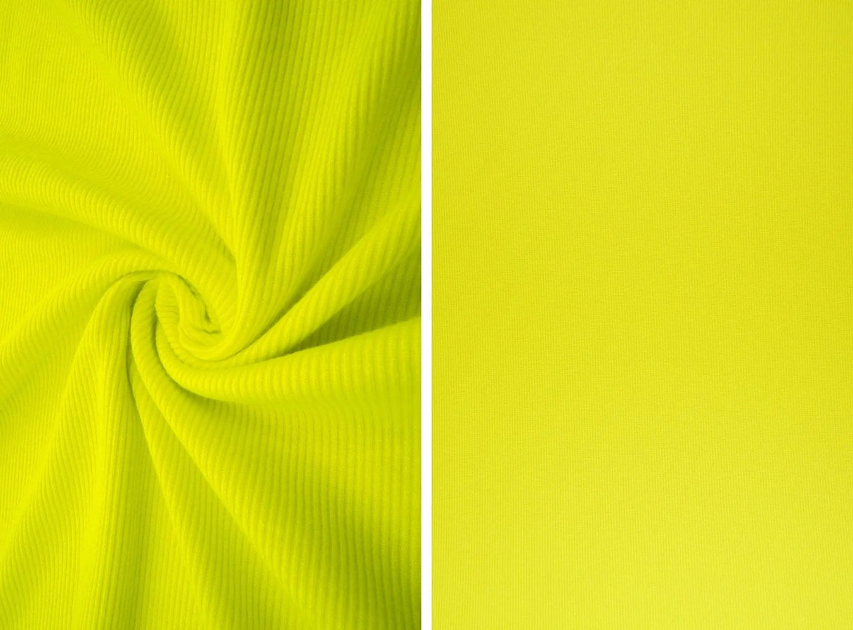 1 Yard 2x1 Solid Rib Knit Fabric, 54/56? Wide Polyester Spandex Blend