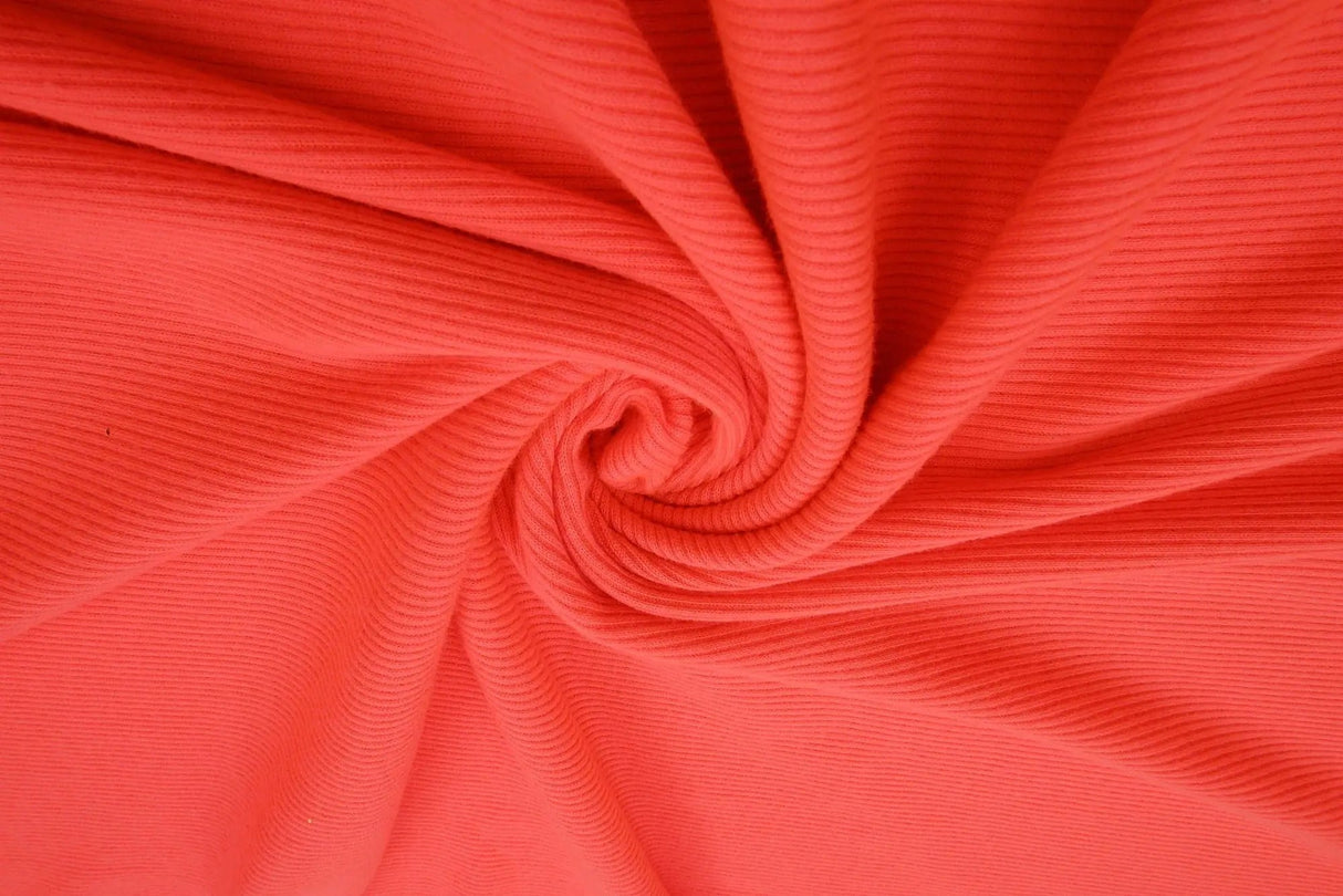 1 Yard Rib 2x1 Solid Knit Fabric, 54/56'' Wide Polyester Spandex Blend