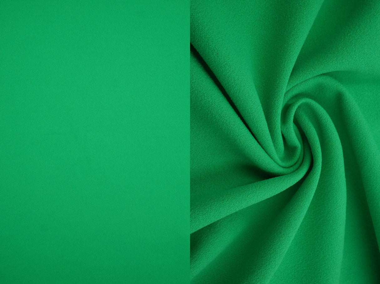 1 Yard Solid Techno Crepe Fabric, Heavy Stretch 58/60" Wide for Apparel