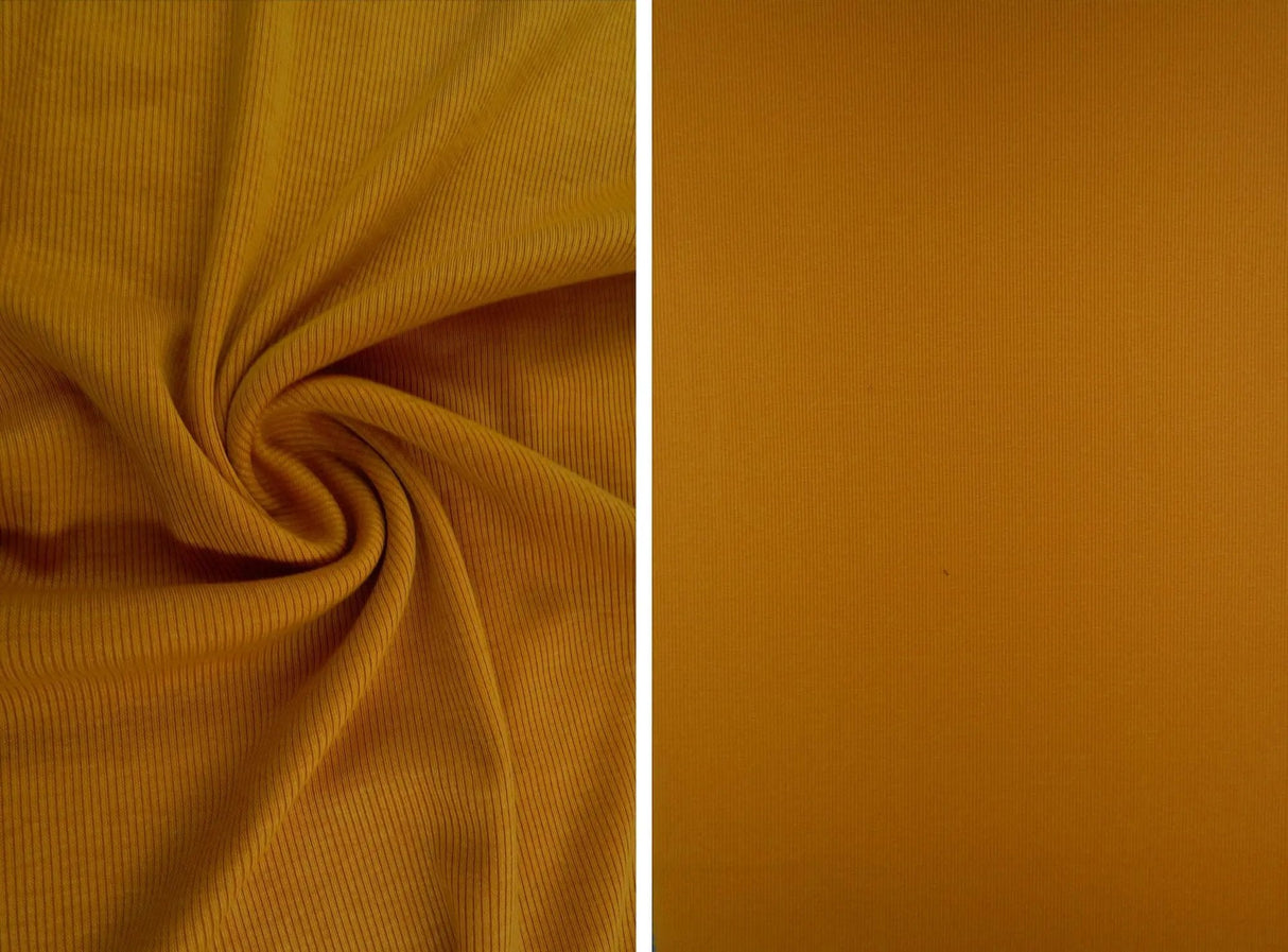 1 Yard 2x1 Solid Rib Knit Fabric, 54/56? Wide Polyester Spandex Blend