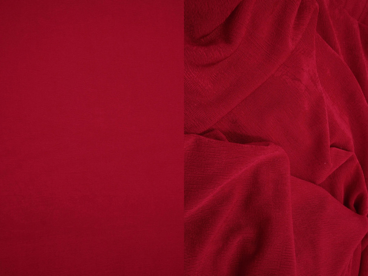 1 Yard Slinky Rib 1x1 Solid Knit Fabric 240 GSM, 52/54'' Wide Polyester Spandex Blend