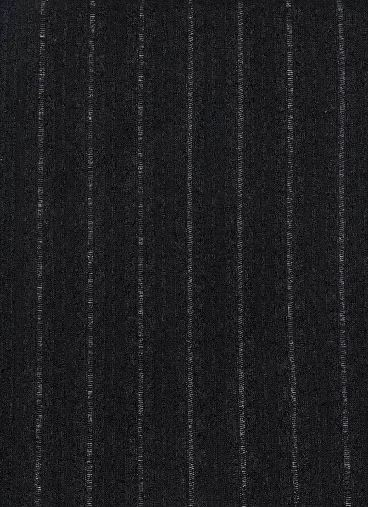 1 Yard Irregular Rib Sweater Knit Fabric 170 GSM, 58/60'' Wide Rayon Poly Nylon Blend Black