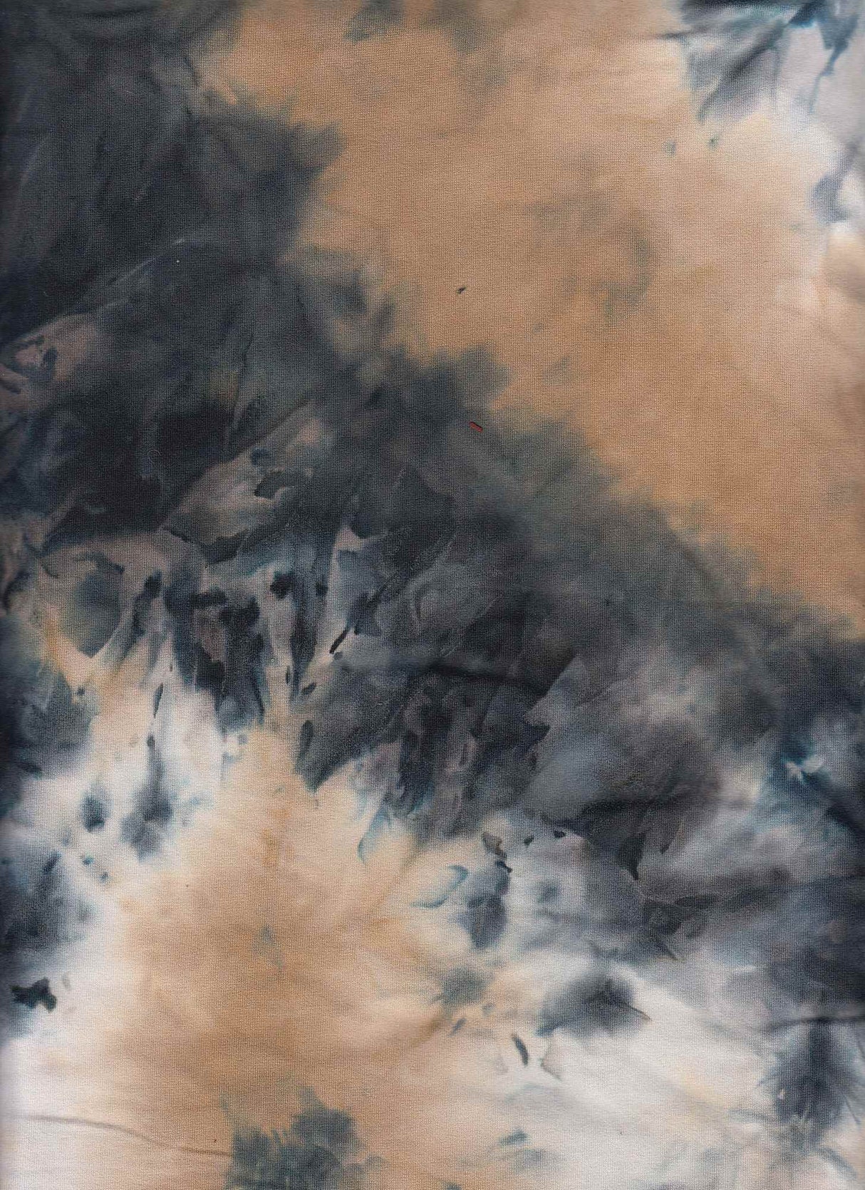 1 Yard Brushed DTY Tie-Dye Knit Fabric 170 GSM, 58/60'' Wide Polyester Spandex Blend