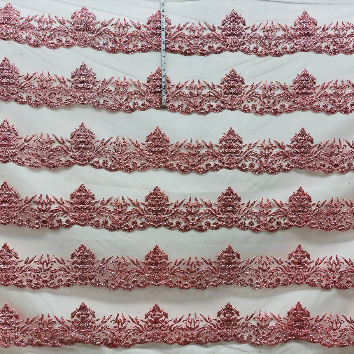 1 Yard Glitter Mesh Fabric | 55" Wide | Sparkling Mesh for Dresses, Costumes & Event Wear