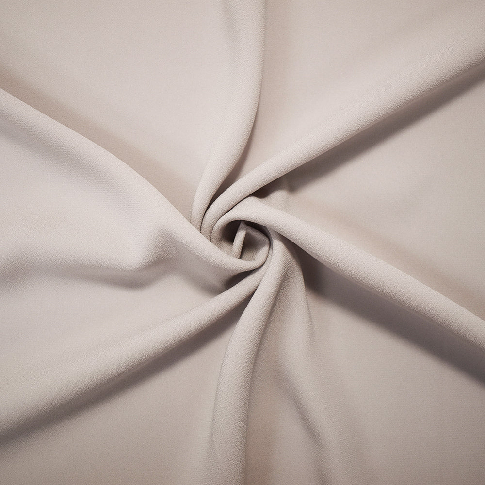 1 Yard Light Gray Triacetate Poly Crepe Back Satin Fabric Apparel Dressmaking 54 Inches Width