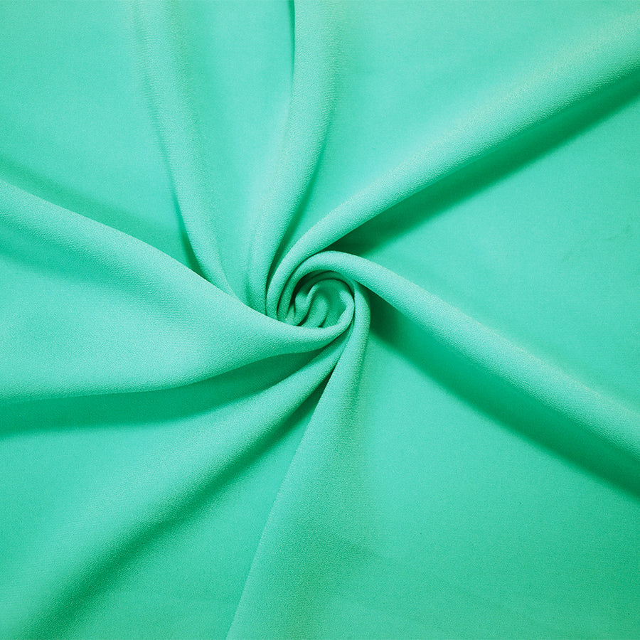 1 Yard Princess Teal Triacetate Poly Crepe Back Satin Fabric Apparel Dressmaking 54 Inches Width