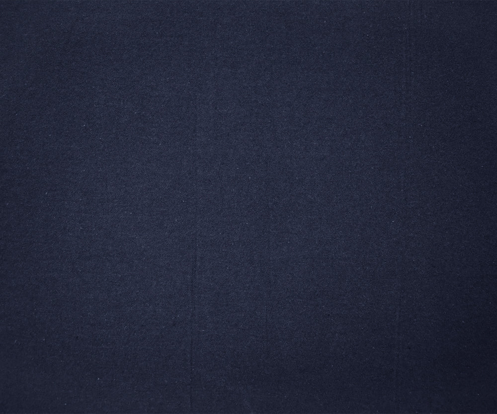 1 Yard Elegant Deep Blue Organic Cotton Jersey Knit and Matte Finish for Tailored Handmade Apparel, 60 Inches Wide