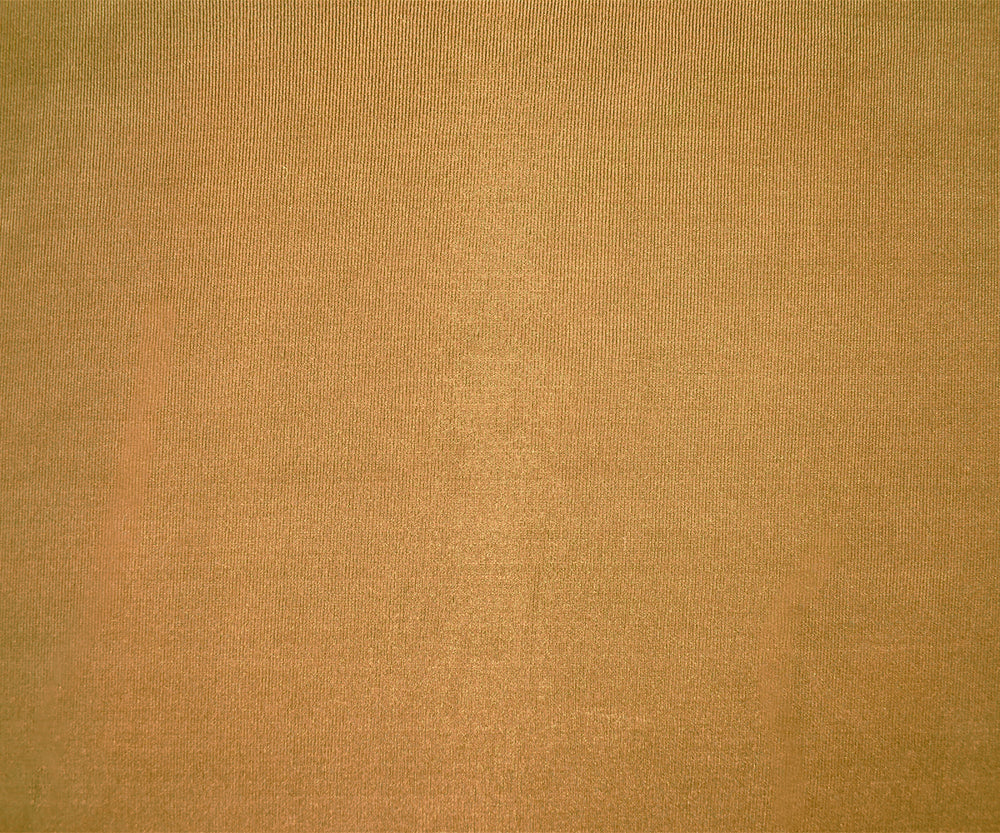 1 Yard Tan Beige Acetate Spandex Slinky Knit Fabric Activewear Dresses 55 Inches Width