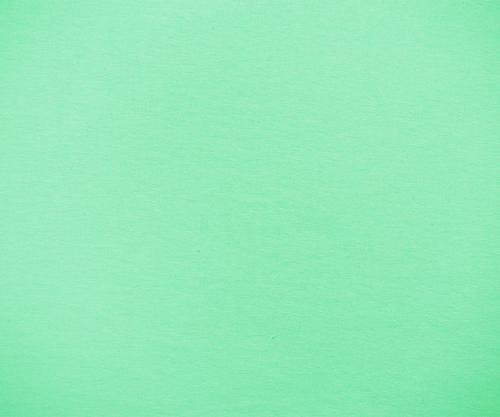 1 Yard Light Mint Green Cotton Solid Stretch Spandex Jersey Knit Fabric for Apparel Tees Dresses 58 Inches Width