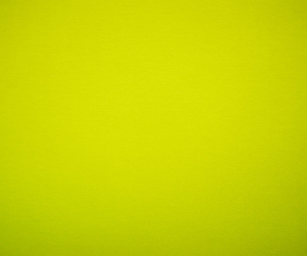 1 Yard Chartreuse Green Cotton Jersey Knit Stretch Fabric for Activewear Apparel Dresses 62 Inches wide