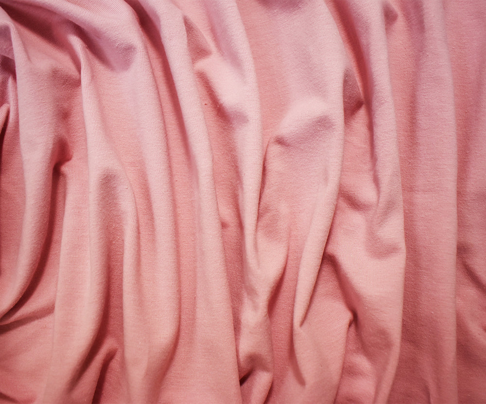 1 Yard Light Baby Pink Cotton Stretch Spandex Jersey Knit Fabric 61 Inches Wide