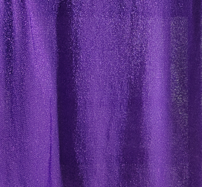American Knit Solid Purple Nylon Polyester Fabric - Purple Solid, 58/60" Width (1 Yard)