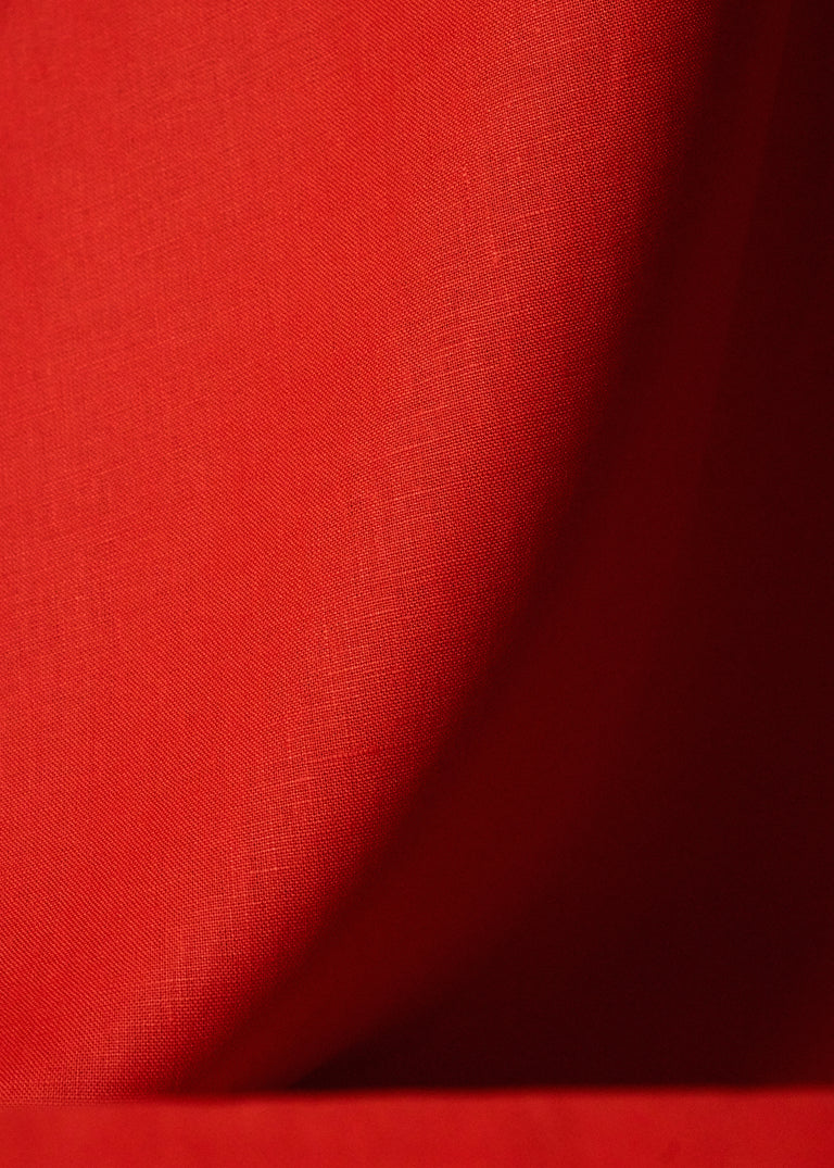 1 Yard Atomic Pure Linen Fabric 5.5 oz, Stone Washed Midweight 57 Inch Solid Weave