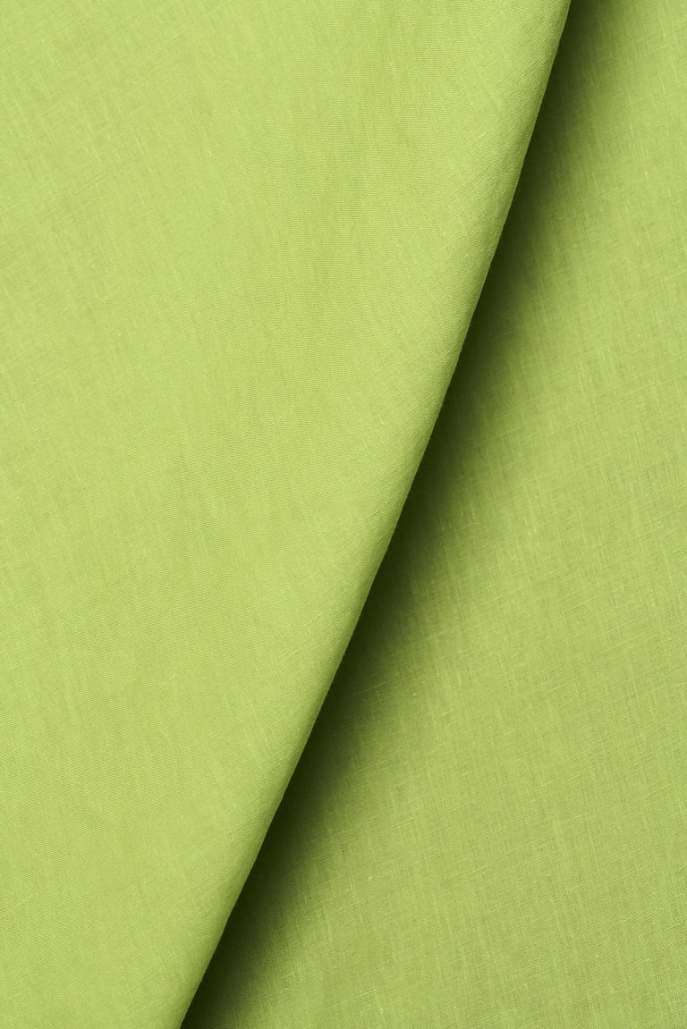 1 Yard Chartreuse Softened Linen Fabric, Lightweight Solid 62 Inches Wide for Apparel and Home Décor