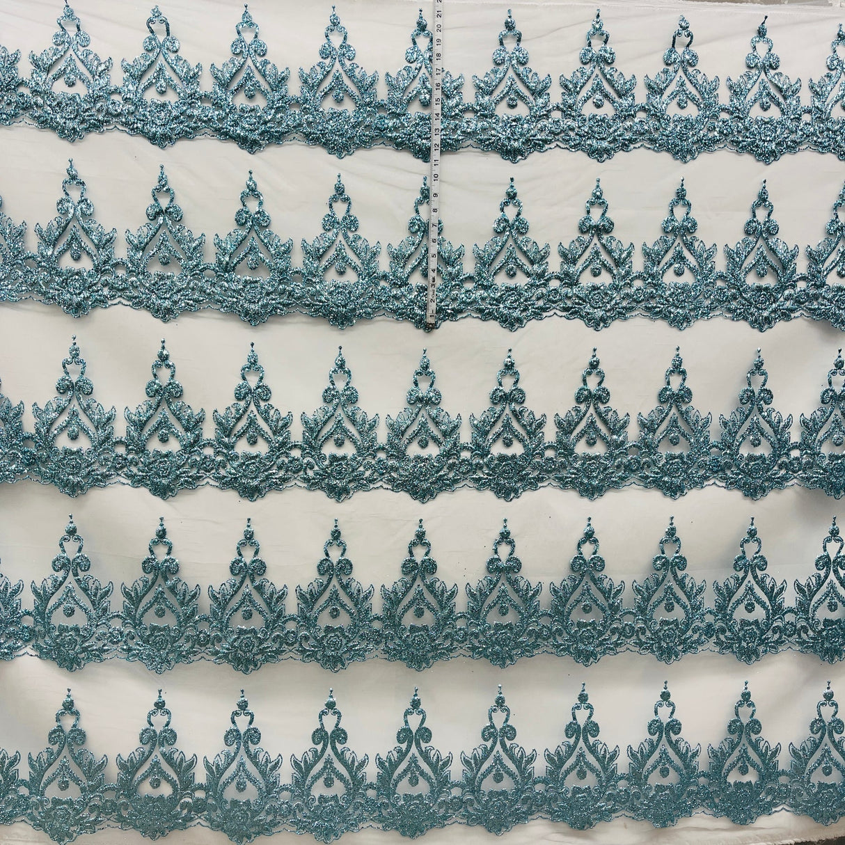 1 Yard Glitter Mesh Fabric | 55" Wide | Sparkling Mesh for Gowns, Costumes & Event Décor