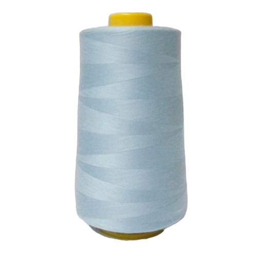 1 Pack of 6000 Yard Baby blue Spools Sewing Thread All Purpose 100% Spun Polyester Overlock Cone