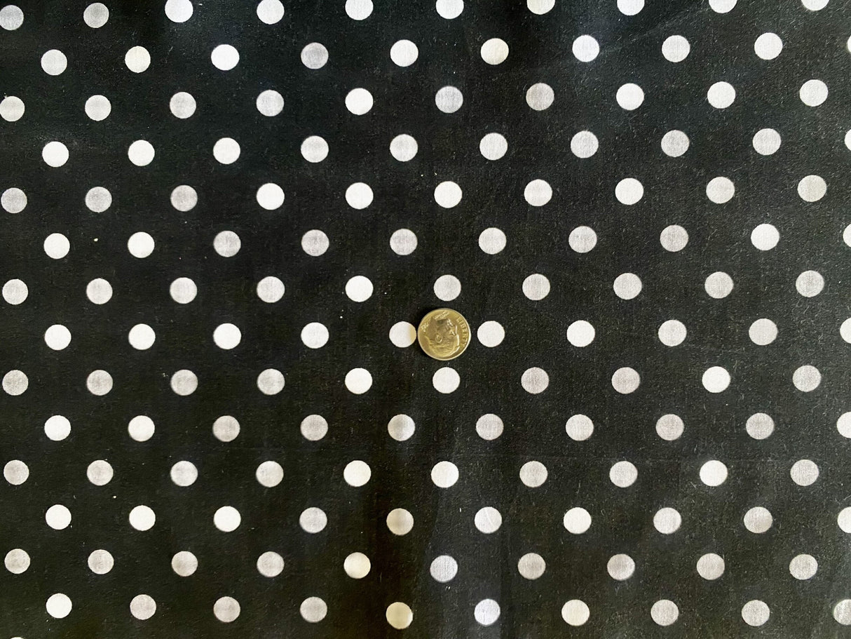 1 Yard Multi-Color Small Polka Dot Poly Cotton Fabric for Crafts Bedding Sewing Masks 60" Width