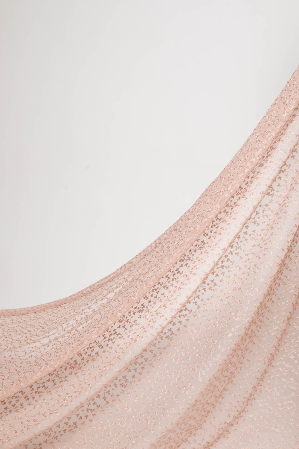 1 Yard Elegant Mesh Lace Fabric with Metallic Floral Embroidery, 52" Wide Exquisite Material for Dresses & Décor