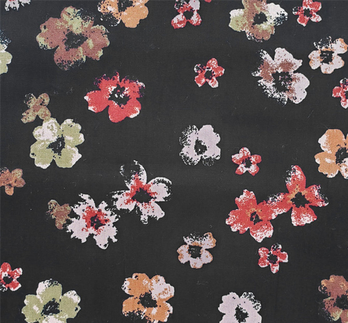 1 Yard Cotton Poplin Fabric Black Smooth Medium Weight Material for Apparel and Uniforms 58/60 Inches Width