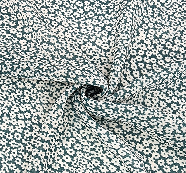 Teal Crepe Chiffon Fabric 57/58" Wide Sheer Polyester 1 Yard Apparel Fabric