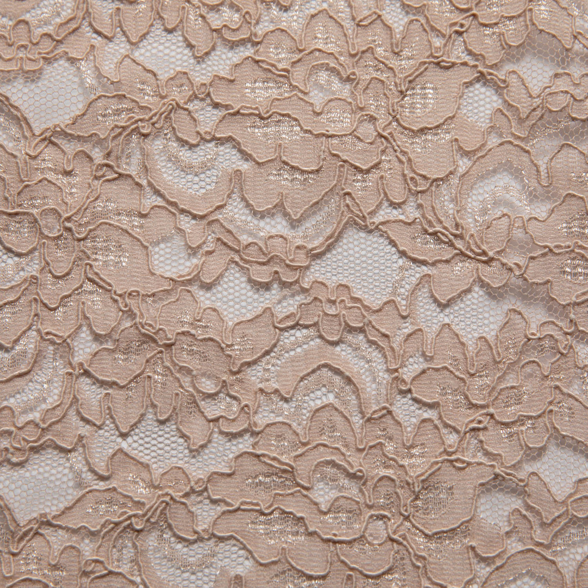 1 Yard Corded Raschel Lace Fabric with Elegant Floral Pattern, 52/54" Wide