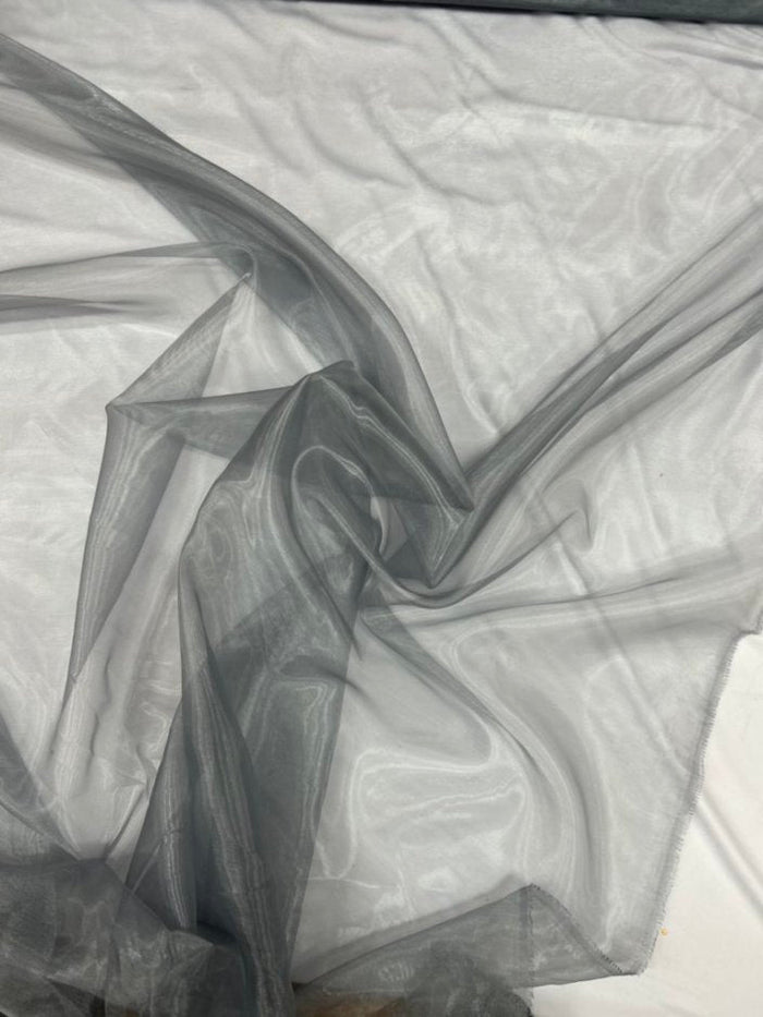 1 Yard Crinkle Barbie Organza Fabric Two Tone Sheer Polyester for Event & Home Decor