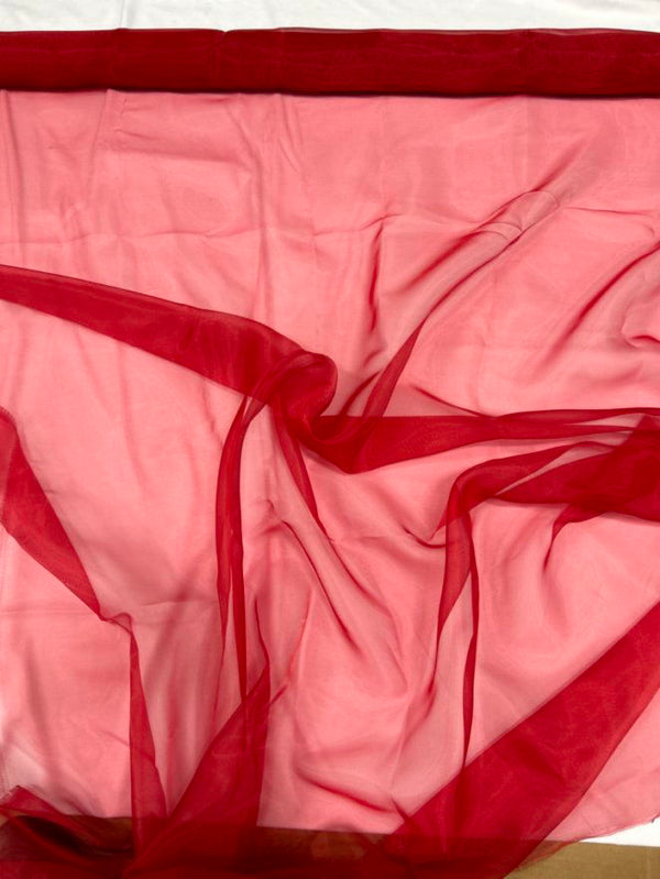 1 Yard Crinkle Barbie Organza Fabric Two Tone Sheer Polyester for Decor Events & Crafts