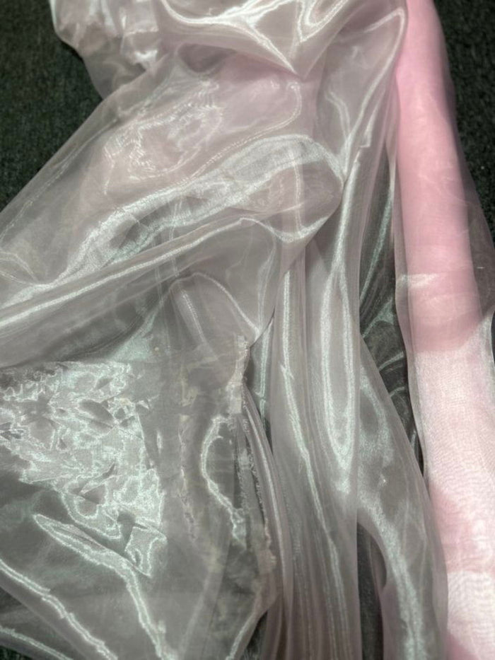 1 Yard Sheer Organza Fabric Crisp Lightweight Elegant Material for Decor Fashion Crafts